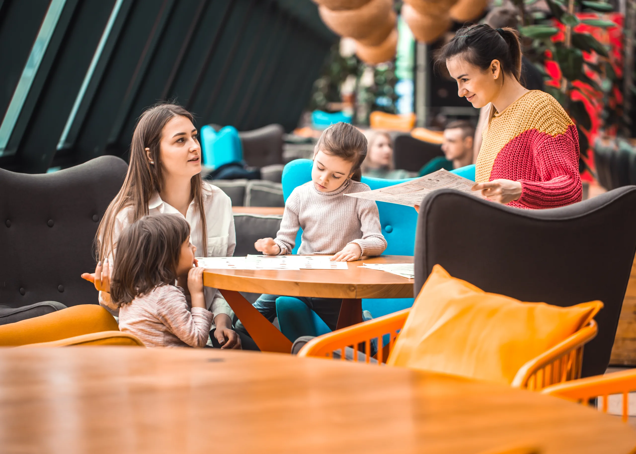 dining out with kids